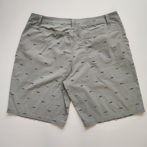 UNDER ARMOUR Gray Loose Men's Flat Front Shorts Size 36 with Pockets Length 20" - Picture 2 of 12